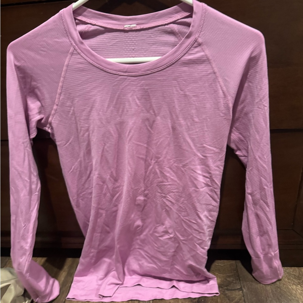 lululemon athletica Long Sleeve Tee in Lavender